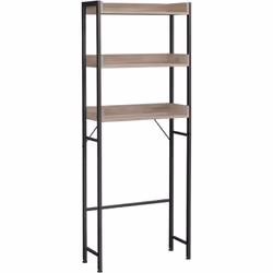 Description générale Transformez l'espace au-dessus de vos toilettes avec cette étagère de rangement au design élégant, allia ...