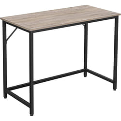 Songmics - vasagle Bureau, Table, Poste de travail, petite taille, 100 x 50 x 75 cm, pour bureau, salon, chambre, assemblage simple, métal, style