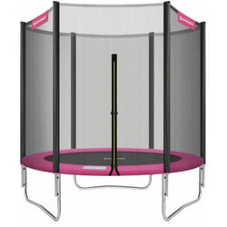 Trampoline extérieur, Diamètre 183 cm, tüv Rheinland gs Certifica, Équipement jardin - Noir et Rose STR061P01