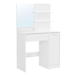 Vasagle RDT119W01 coiffeuse et ensemble de coiffeuses pour chambre à coucher