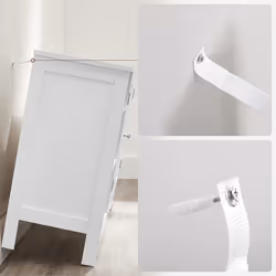 Vasagle BBC410P31 miroir de salle de bain et armoire de rangement pour évier - Vue supplémentaire 7