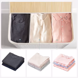 Songmics LCB091W01 panier à linge Synthétique ABS, Bambou, Coton, Métal, Contre-plaqué Blanc - Vue supplémentaire 5