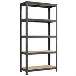 SONGMICS Étagèreà 5 Niveaux 180 x 90 x 40 cm Capacité 875 kg Planches Réglables Gris