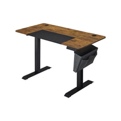 Songmics LSD015X01 bureau d'ordinateur Noir, Marron, Gris