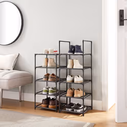 Songmics LSR110B02 Organisateur pour chaussures Ouvert Noir