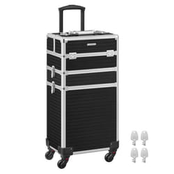SONGMICS Valise de Maquillage Professionnel Mallette cosmétique Rangement Onglerie Valisette Manucure Maquilleur Coiffure