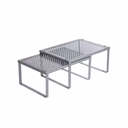 Songmics KCS01SV, 2 étagères, Métal, Métal, Argent, 10 kg, 320 mm