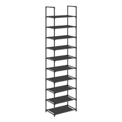 Songmics LSH010B02 Organisateur pour chaussures Ouvert Noir