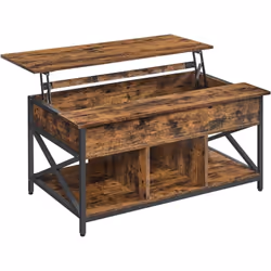 Description générale Découvrez cette table basse relevable, alliant fonctionnalité et style, parfaite pour optimiser votre es ...