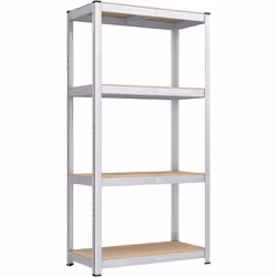 Description générale Cette étagère SONGMICS est conçue pour offrir une solution de rangement robuste et polyvalente. Sa struc ...