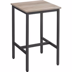 Description générale Cette table de bar allie solidité et esthétisme avec son cadre en acier et sa planche en panneau d’agglo ...