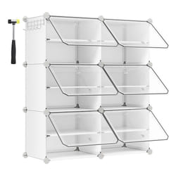 Songmics LPC033W01 Organisateur pour chaussures Fermé Blanc