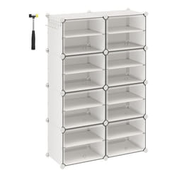 Songmics LPC034W01 Organisateur pour chaussures Fermé Blanc