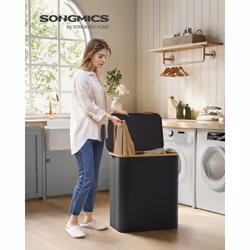 Songmics ULCB515B01 panier à linge 150 L Noir