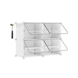 Songmics ULPC032W01 Organisateur pour chaussures Blanc