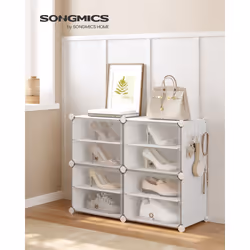 Songmics ULPC032W01 Organisateur pour chaussures Blanc