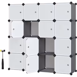 Description générale Ce meuble de rangement modulable est un véritable organisateur polyvalent. Avec son design élégant en gr ...