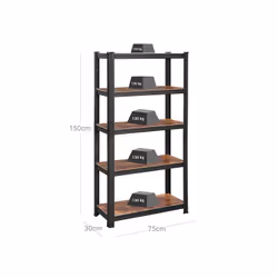 Songmics GLR030B01 étagère et rack industriels Noir - Vue supplémentaire 7