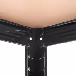 Songmics GLR040B01 étagères Etagère modulable Autonome Panneaux MDF, Métal Noir