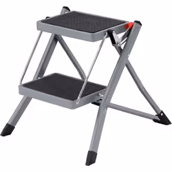 Description générale Découvrez cet escabeau pliable à 2 niveaux, conçu en acier robuste pour garantir une stabilité optimale. ...