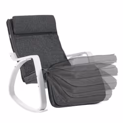 Songmics LYY011G01 Fauteuil à bascule et planche pour enfant