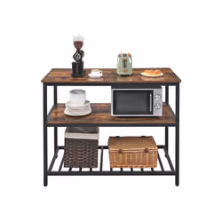 Vasagle KKI01BX table de cuisine et de salle à manger Maison Forme rectangulaire Table fixe 4 pieds - Vue supplémentaire 5