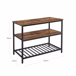 Vasagle KKI01BX table de cuisine et de salle à manger Maison Forme rectangulaire Table fixe 4 pieds - Vue supplémentaire 6