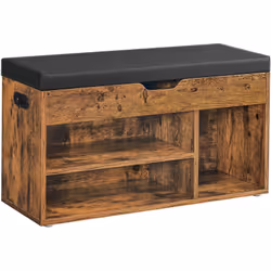 Description générale Ce banc à chaussures est la solution idéale pour garder votre entrée organisée tout en vous offrant un e ...