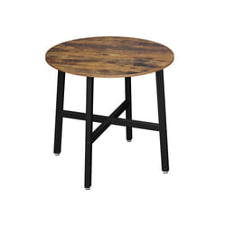 Vasagle KDT080B01 table de cuisine et de salle à manger Maison Forme arrondie Table fixe 4 pieds