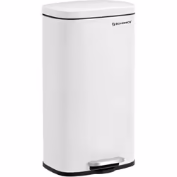 Description générale Votre poubelle a aussi le droit d'être remarquable ! Élégante et blanche, cette poubelle de 30L valorise ...