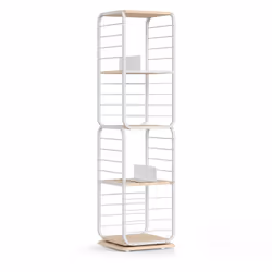 [Bibliothèque rotative 360°] Grâce à sa conception rotative, votre livre préféré n’est qu’à un tour de main. Les protections  ...