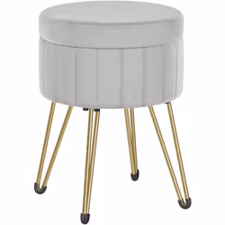 【USAGES MULTIPLES】 Placez-le devant le canapé de votre salon pour en faire un repose-pieds. Placez-le devant votre coiffeuse  ...