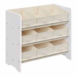 Description générale L’étagère pour enfants avec 9 boîtes offre un grand espace de rangement pour trier les jouets, les livre ...