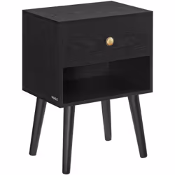 【ÉLÉGANCE MINIMALISTE】 Ces tables basses avec leurs lignes épurées, leurs couleurs noir boisé classiques et leurs pieds évasé ...