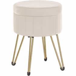 【USAGES MULTIPLES】 Placez-le devant le canapé de votre salon pour en faire un repose-pieds. Placez-le devant votre coiffeuse  ...