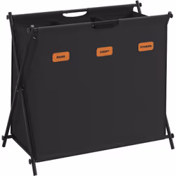 【SPACIEUX ET PRATIQUE】 D'une capacité généreuse de 135 litres, ce trieur de linge est un accessoire essentiel de la maison qu ...