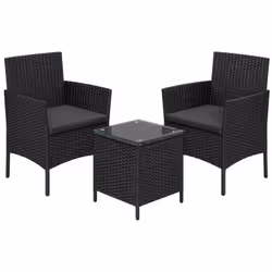Description générale Profitez de la vie en plein air avec cet ensemble de mobilier de jardin moderne, alliant style et confor ...