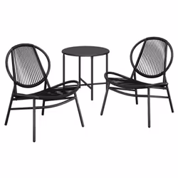 [Installez-vous confortablement] Cet ensemble de chaises, avec son dossier ergonomique à 118° et son assise de 74 cm de large ...