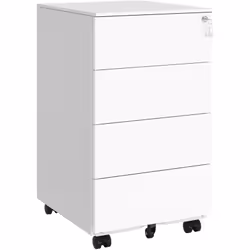 [Tout au même endroit] Si votre lieu de travail ou bureau à la maison est sans dessus dessous, adoptez ce caisson à 4 tiroirs ...