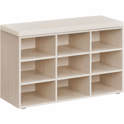 Description générale Ce banc à chaussures est un meuble robuste et stable, conçu en panneau d’aggloméré de 12 mm d’épaisseur, ...
