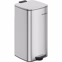【EFFICACE ET COMPACTE】 Cette poubelle de cuisine, avec sa forme rectangulaire, offre une capacité de 30 L dans une place rédu ...