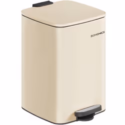 【EFFICACE ET COMPACTE】Cette poubelle de cuisine, avec sa forme rectangulaire, offre une capacité de 20 L dans une place rédui ...