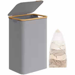 Description générale Ce panier à linge mince de 90L, mesurant 42 x 32 x 70,5 cm, est spécialement conçu pour s'adapter aux es ...