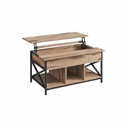 Description générale Découvrez cette table basse relevable au design moderne et fonctionnel, idéale pour optimiser l'espace d ...
