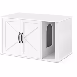Description générale Avec sa finition blanc nuage, ce meuble à litière s'intègre facilement à votre mobilier existant, apport ...