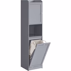 【SPACIEUX ET MULTIFONCTIONNEL】 1 plateau avec rebords surélevé, 1 compartiment avec porte pour cacher les objets, 1 étagère p ...