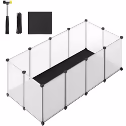 【SPACIEUX ET SÉCURISÉ】 Cette clôture offre un grand espace pour que les cochons d'Inde, les hamsters, les hérissons ou les la ...