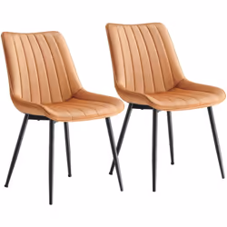 【ASSISE CONFORTABLE】 Ces chaises de salle à manger disposent des assises spacieuses (50,1 cm de large, 42,6 cm de profondeur) ...