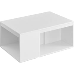 Vasagle - Tables Basses, Lot de 3 Tables d'Appoint, Petites Tables Rectangulaires Personnalisable, Style Moderne, avec Étagère, pour Salon, Chambre,