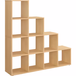 [Compartiments ouverts] Cette étagère comporte 10 compartiments ouverts pour ranger vos livres et exposer vos collections et  ...